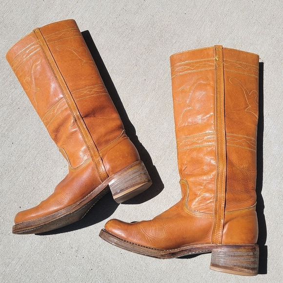 Wrangler Shoes - Wrangler Campus Vintage 70s Tall Boots 8
